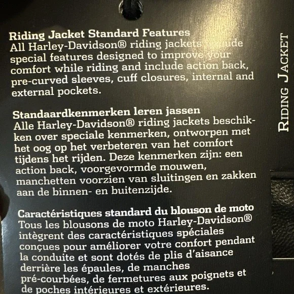 Harley-Davidson Men's Leather Jacket-Long Way Distressed 98089-15VM Sz Small NWT